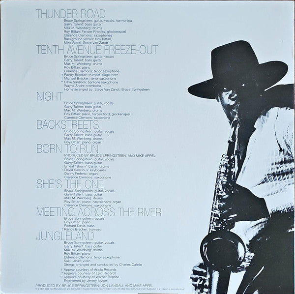 Bruce Springsteen : Born To Run (LP, Album, RE, RM, 180)