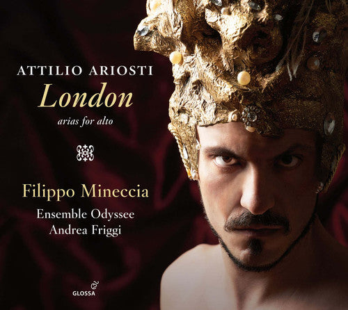 the album cover for Ariosti / Mineccia / Friggi - Attilio Ariosti: London - Arias for Alto