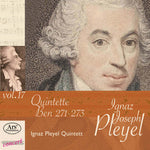 the album cover for Ignaz Pleyel Quintett - Pleyel: String Quintets, Ben. 271-273, Vol. 17