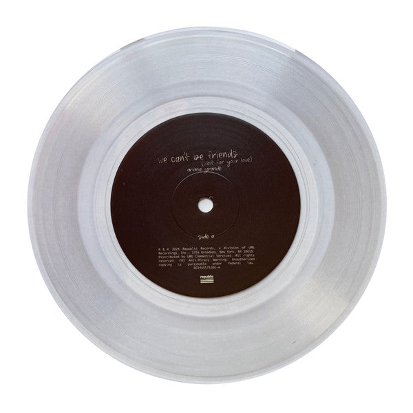 Ariana Grande : We Can't Be Friends (Wait For Your Love) (7", Single, Ltd, Cle)