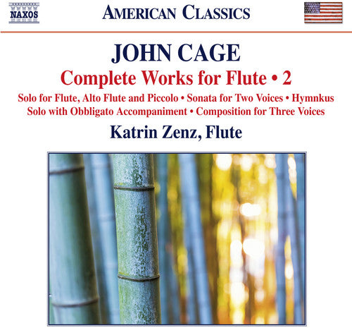 the album cover for Cage / Zenz / Liebezeit / Mankovski / Frochot - Cage: Complete Works for Flute, Vol. 2