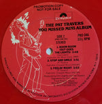 Pat Travers : The Pat Travers You Missed Mini-Album (12", MiniAlbum, Promo, Red)