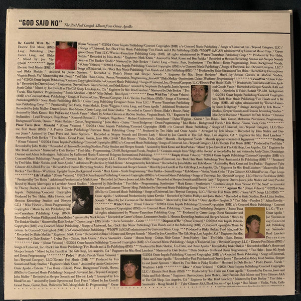 Omar Apollo : God Said No (LP, Album, Ltd, Blu)