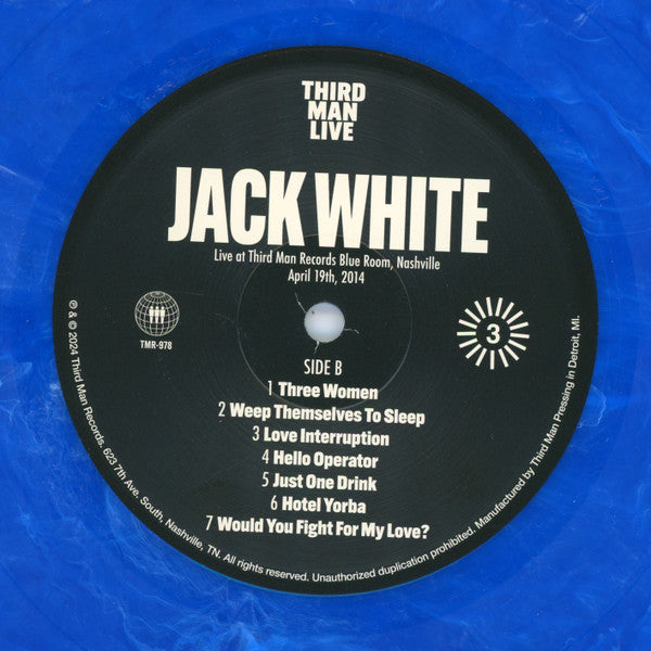 Jack White (2) / Witch (3) / Dinosaur Jr. / Mudhoney : Third Man Live (3xLP, Blu + 7", Blu + Box)