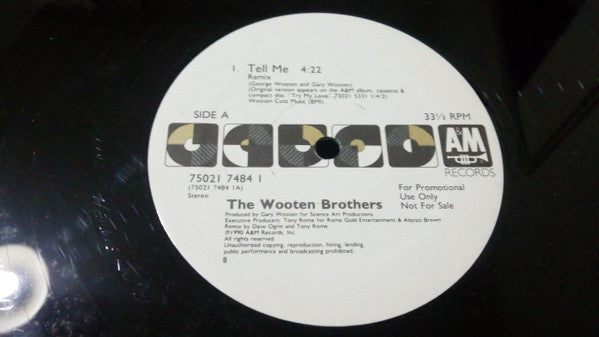 The Wooten Brothers : Tell Me (12", Promo)