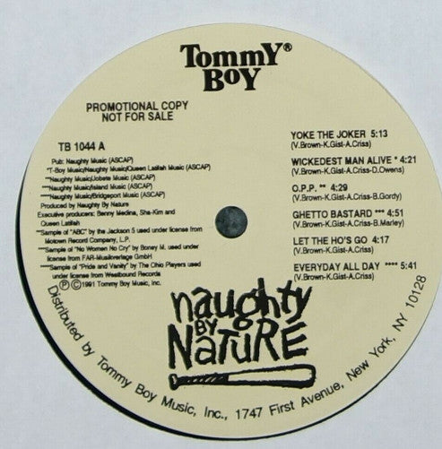 Naughty By Nature : Naughty By Nature (LP, Album, Promo)