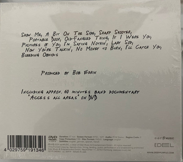 Deep Purple : = 1 (CD, Album + DVD-V, NTSC, PCM)