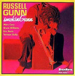 the album cover for Russell Gunn - Smokingunn