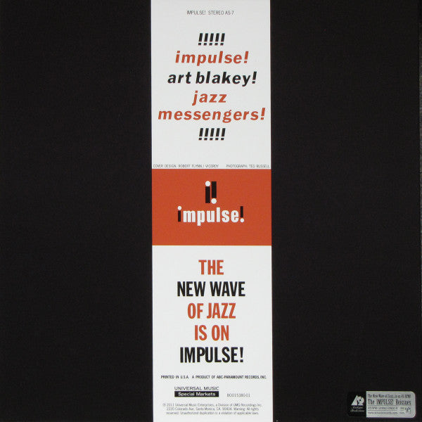 Art Blakey & The Jazz Messengers : Art Blakey!!!!! Jazz Messengers!!!!! (2xLP, Album, RE, RM)