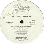 REO Speedwagon : Keep The Fire Burnin' (12", Single, Promo)