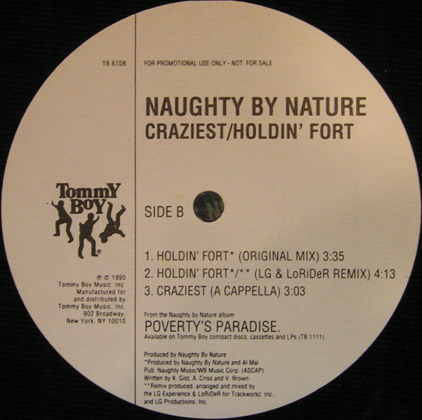 Naughty By Nature : Craziest (12", Promo)