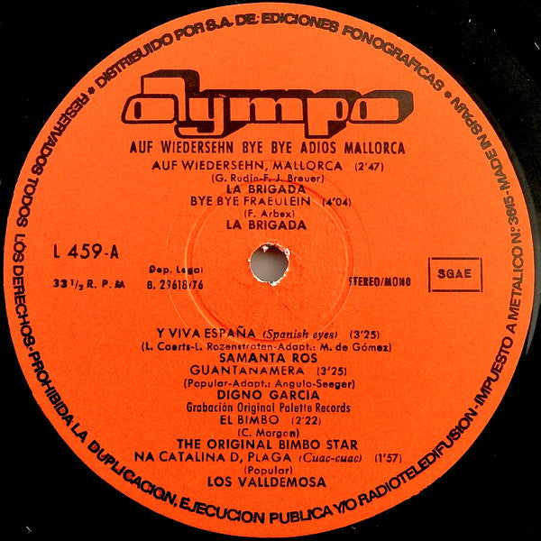 Various : Auf Wiedersehn, Bye Bye, Adios Mallorca (LP, Comp)