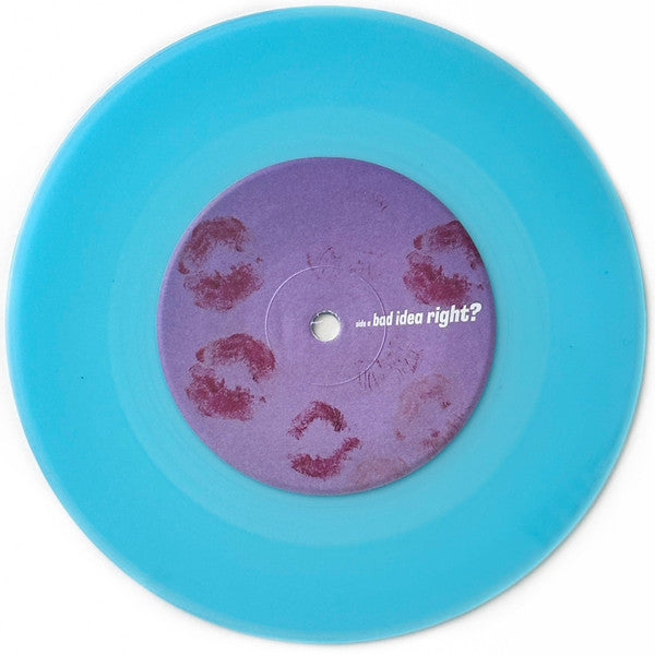 Olivia Rodrigo : Bad Idea Right? (7", Single, Ltd, RE, RP, Blu)
