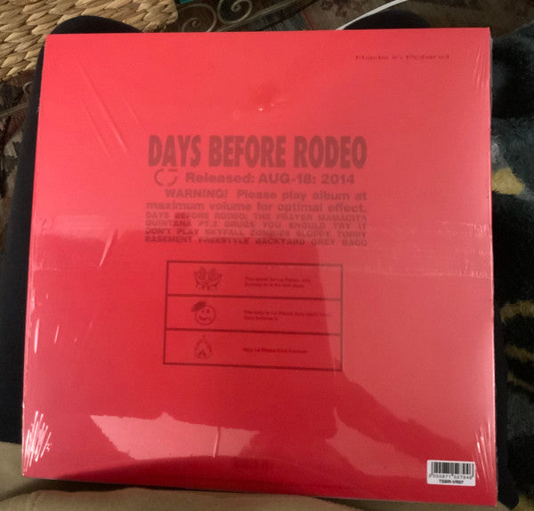 Travis Scott (2) : Days Before Rodeo (LP, Mixtape, RE)