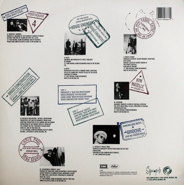 Various : London Towne House - Syncopate '88 (LP, Comp, Spe)