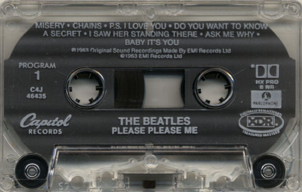 The Beatles : Please Please Me (Cass, Album, Mono, RE, RM, XDR)