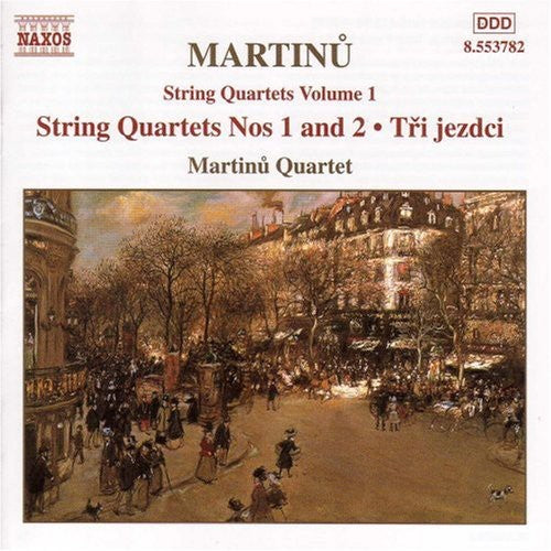 the album cover for Martinu Quartet - String Quartets 1