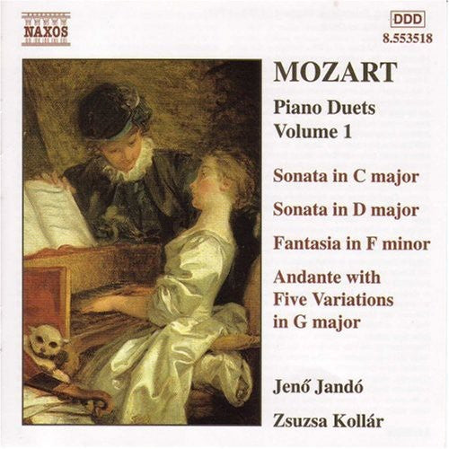 the album cover for JenÅ‘ Jandó - Piano Duets