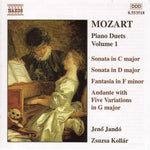 the album cover for Jenő Jandó - Piano Duets