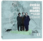 Dvorak Grieg y Brahms: Música para piano a cuatro manos (CD)