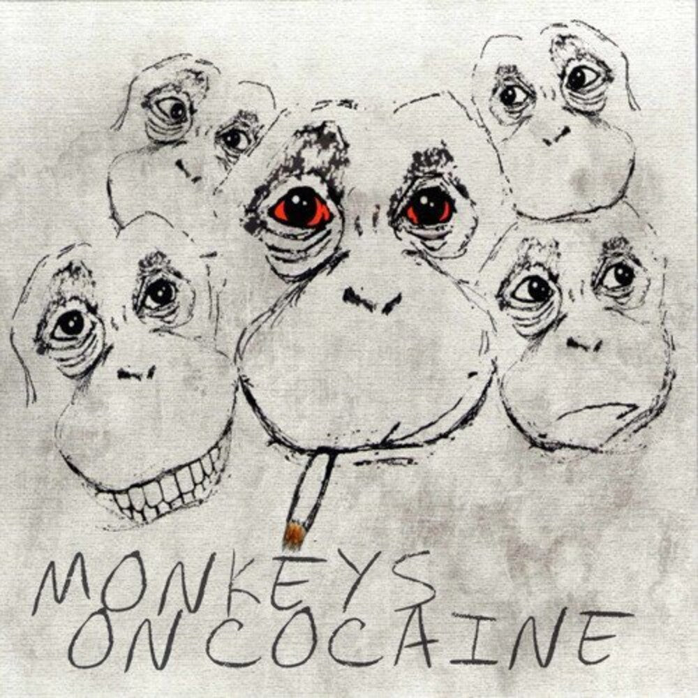 the album cover for Augie Meyers - Monkeys On Cocaine