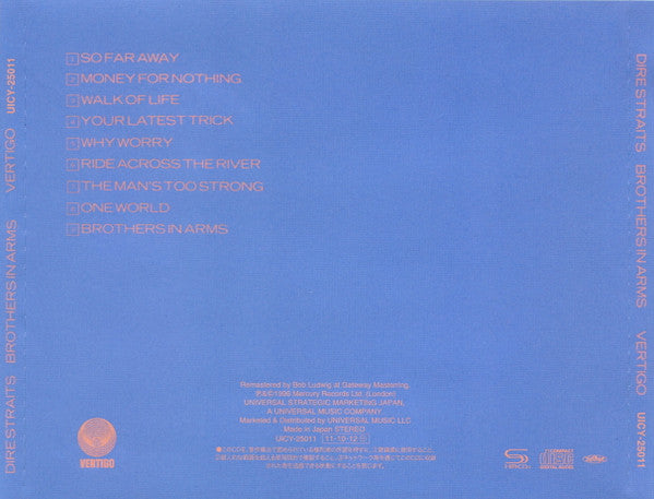 Dire Straits : Brothers In Arms (CD, Album, RE, RM, SHM)
