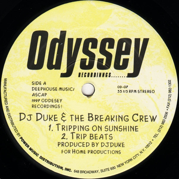 DJ Duke & The Breaking Crew : Tripping On Sunshine (12")