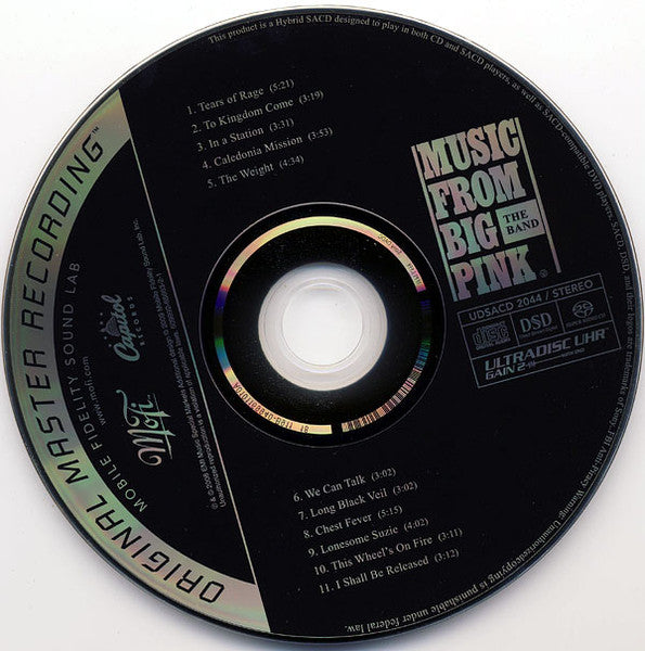 The Band : Music From Big Pink (SACD, Hybrid, Album, Ltd, Num, RE, RM, Min)
