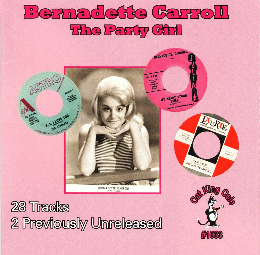 the album cover for Bernadette Carroll - Party Girl 28 Cuts (2 Unissued)
