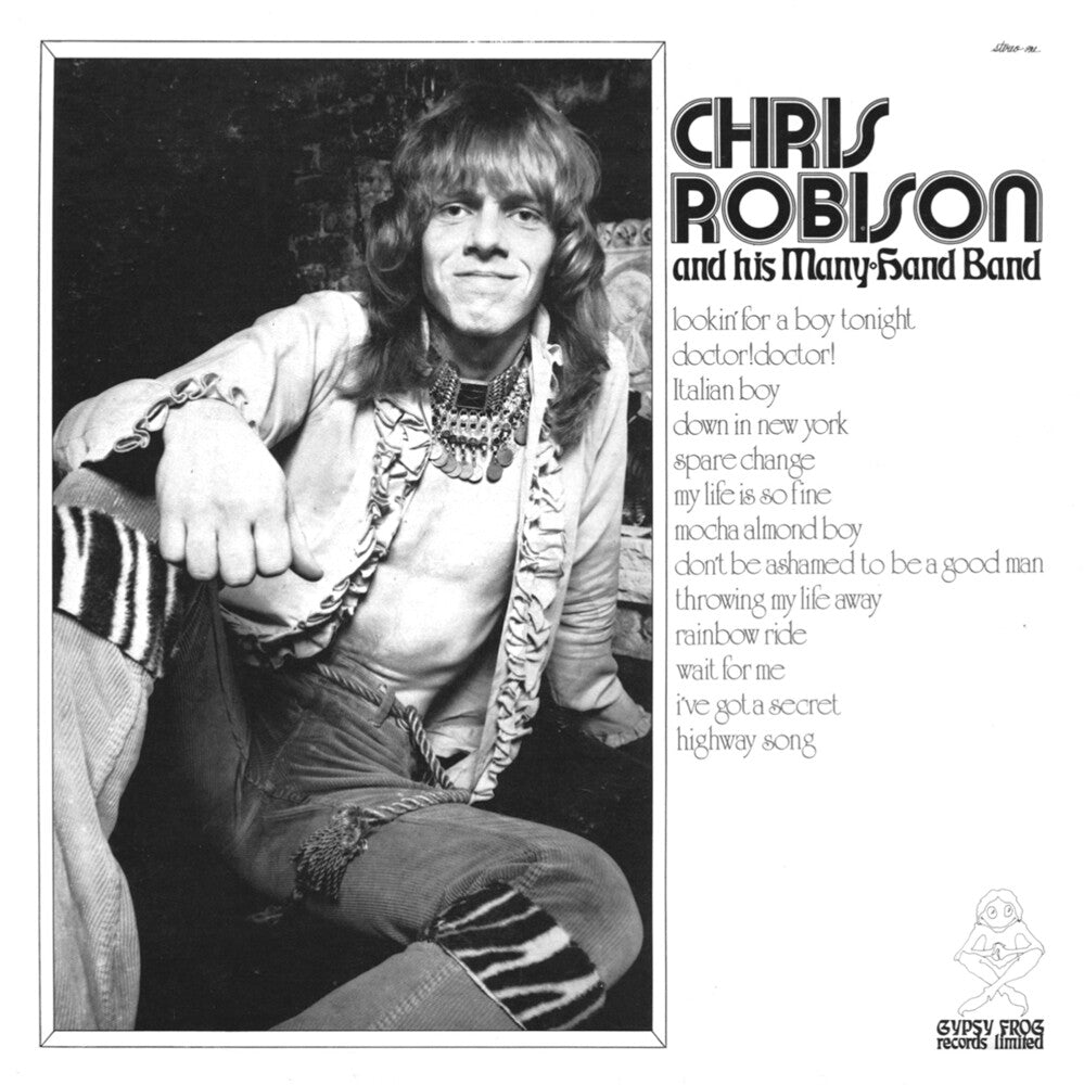 the album cover for Chris Robinson - Many Hand Band