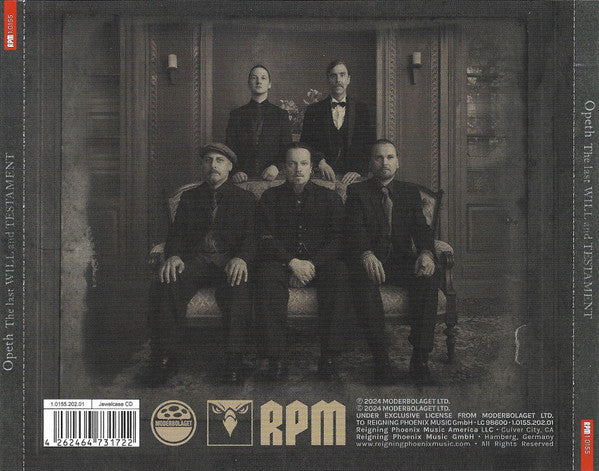 Opeth : The Last Will And Testament (CD, Album)