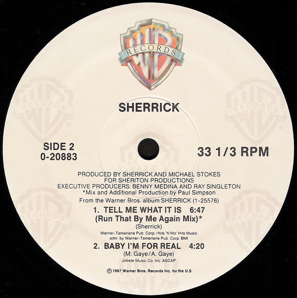 Sherrick : Tell Me What It Is (12", Maxi)