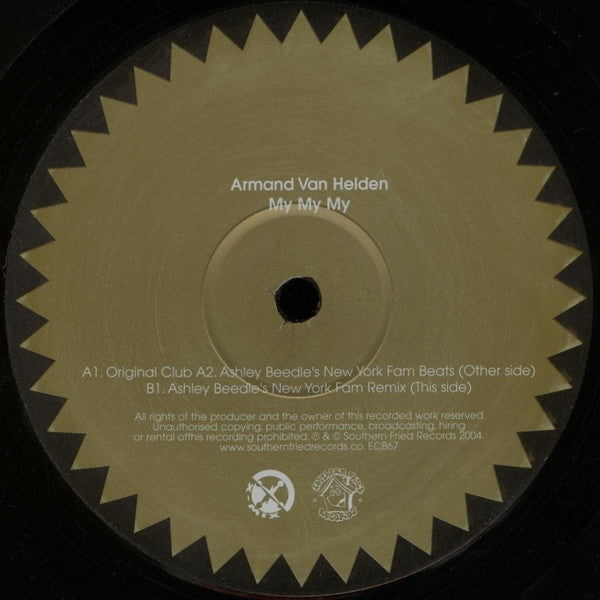 Armand Van Helden : My My My (12", Single)