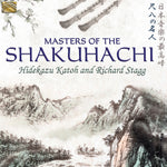 the album cover for Hidekazu Katoh / Richard Stagg - Masters of the Shakuhachi