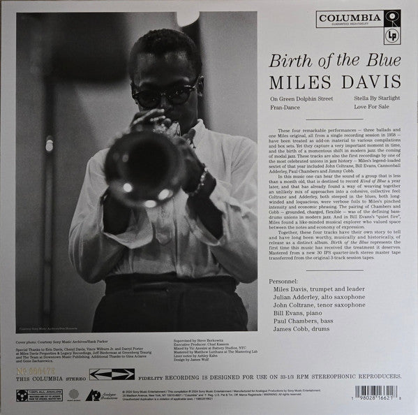 Miles Davis : Birth Of The Blue (LP, Comp, Ltd, Num, RE)