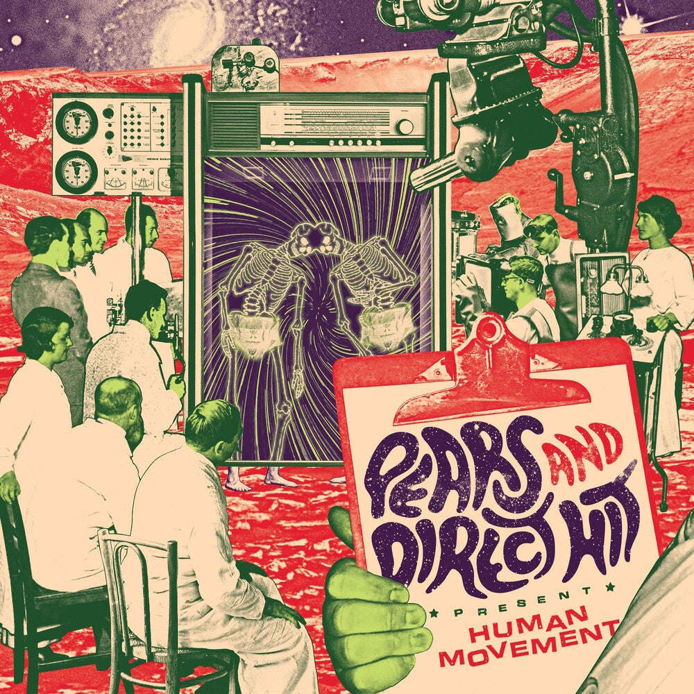 the album cover for Direct Hit / Pears - Human Movement
