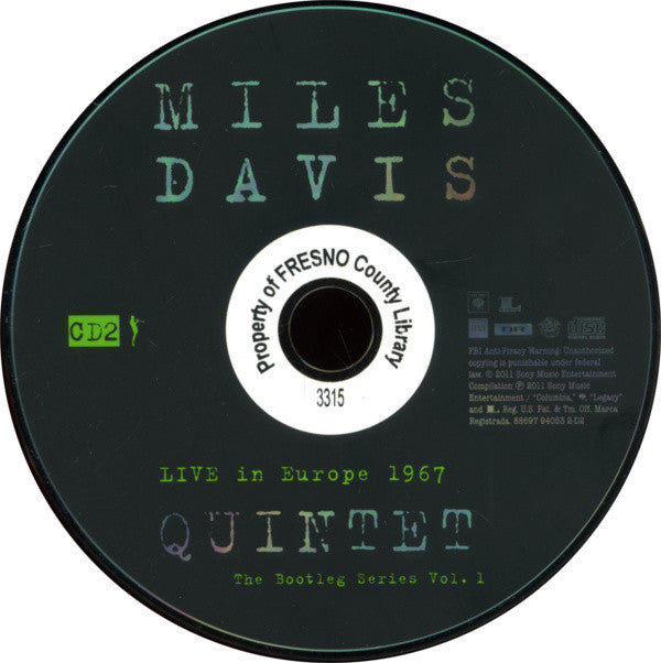 Miles Davis Quintet* : Live In Europe 1967 (The Bootleg Series Vol. 1) (3xCD, Album + DVD-V, RE, NTSC)