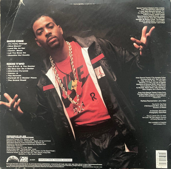 The D.O.C. : No One Can Do It Better (LP, Album)