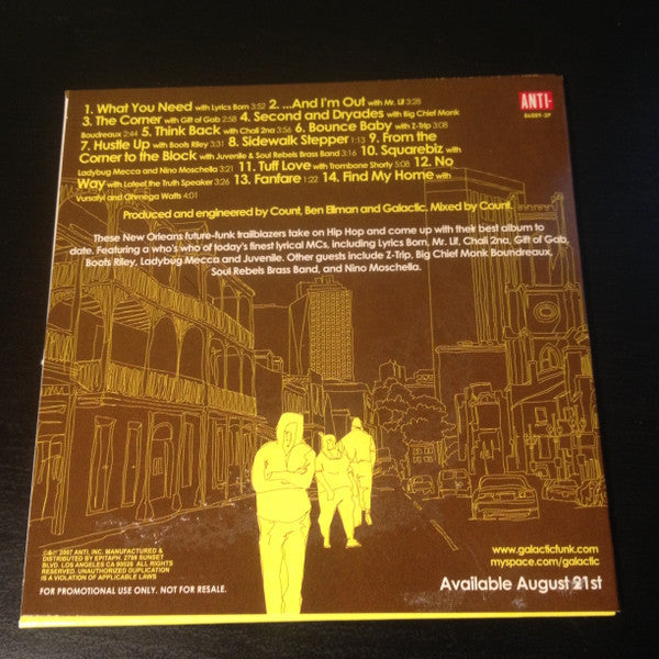 Galactic : From The Corner To The Block (CD, Album, Promo)