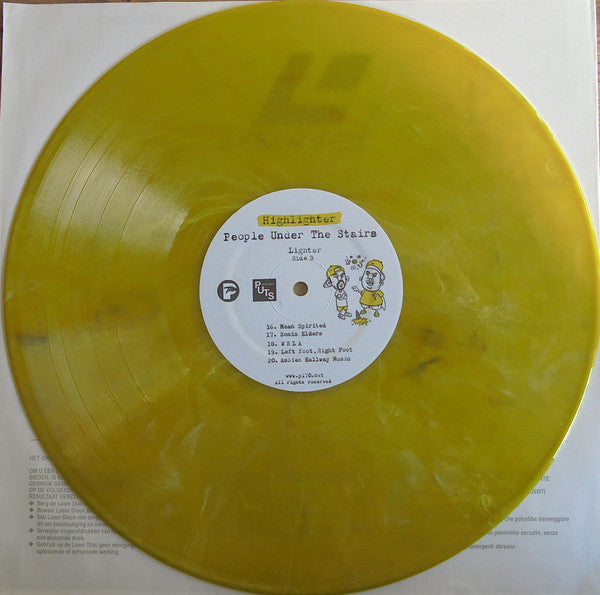 People Under The Stairs : Highlighter (2xLP, Album, Ltd, Num, Yel)