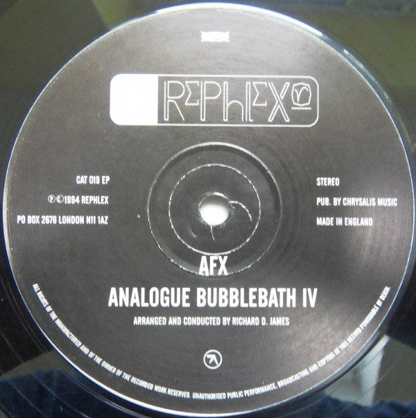 AFX* : Analogue Bubblebath 4 (12", Single)
