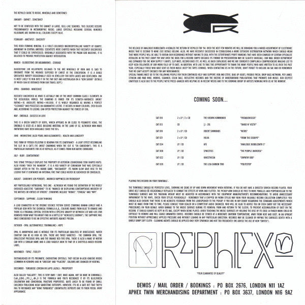 AFX* : Analogue Bubblebath 4 (12", Single)