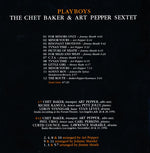 Chet Baker & Art Pepper : Playboys (CD, Album, RE, Jew)