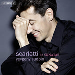 the album cover for Scarlatti / Sudbin - Yevgeny Sudbin Plays Scarlatti