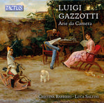 the album cover for Gazzotti / Barbieri / Saltini - Gazzotti: Chamber Arias