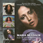 the album cover for Maria Muldaur - Sweet Harmony/Southern Winds/Open Your Eyes
