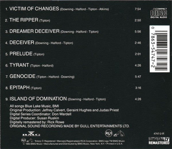 Judas Priest : Sad Wings Of Destiny (CD, Album, RE, RM)