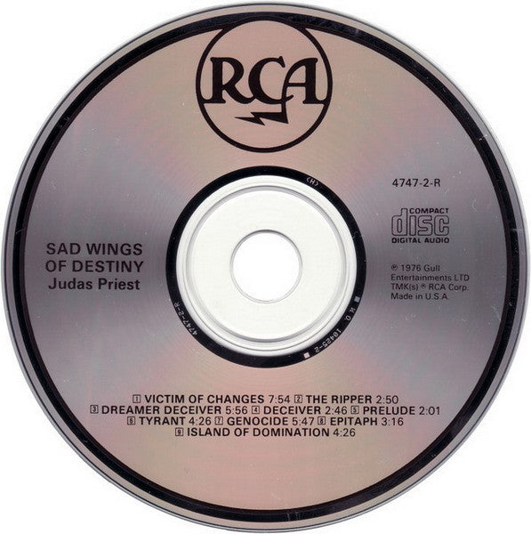 Judas Priest : Sad Wings Of Destiny (CD, Album, RE, RM)