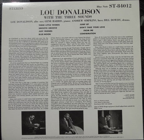 Lou Donaldson With The Three Sounds : LD+3 (2x12", Album, Ltd, RE)