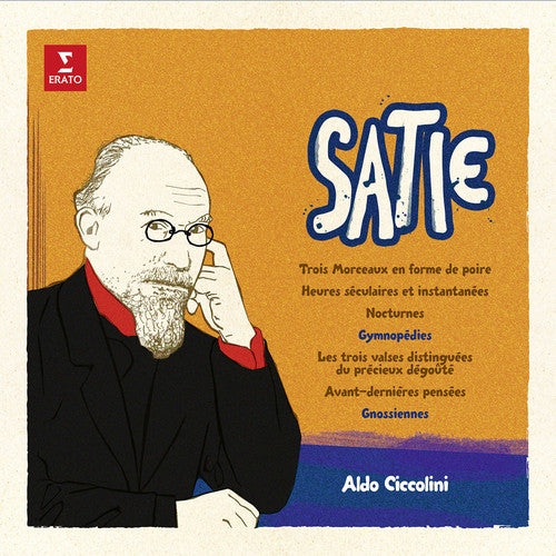 the album cover for Aldo Ciccolini - Erik Satie Gymnopedies